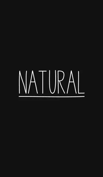 [LINE着せ替え] NATURAL blackの画像1