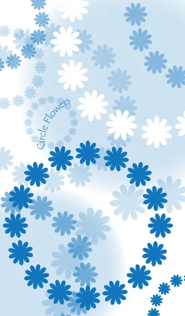 [LINE着せ替え] Circle Flowersの画像1
