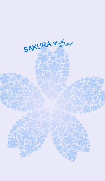 [LINE着せ替え] SAKURA BLUE -by ichiyo-の画像1