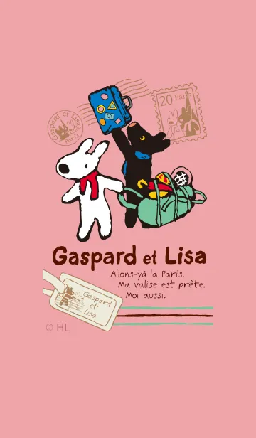 [LINE着せ替え] Gaspard et Lisa -Journey-の画像1