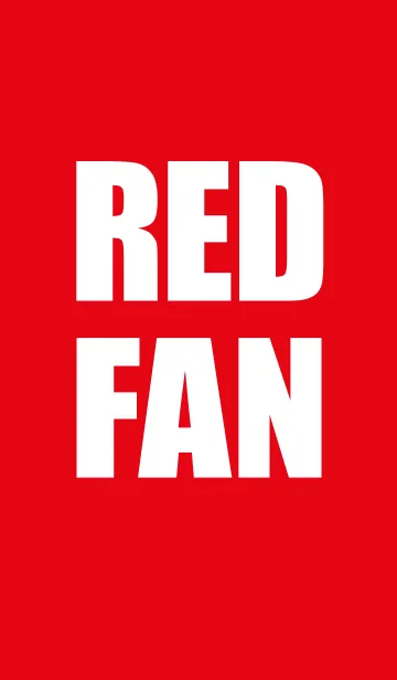 [LINE着せ替え] RED FANの画像1