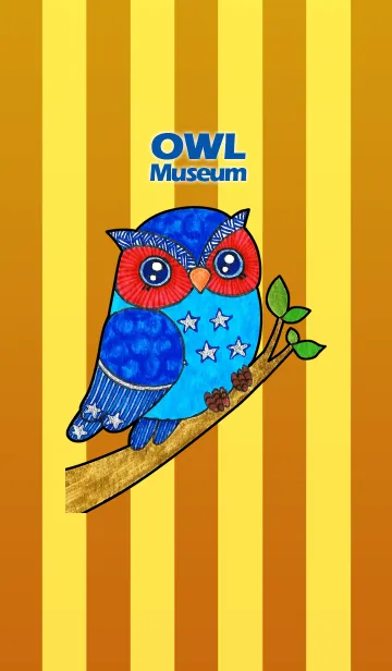 [LINE着せ替え] OWL Museum 24 - Star Owlの画像1