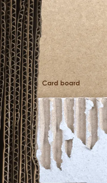 [LINE着せ替え] Card board ~段ボール~の画像1