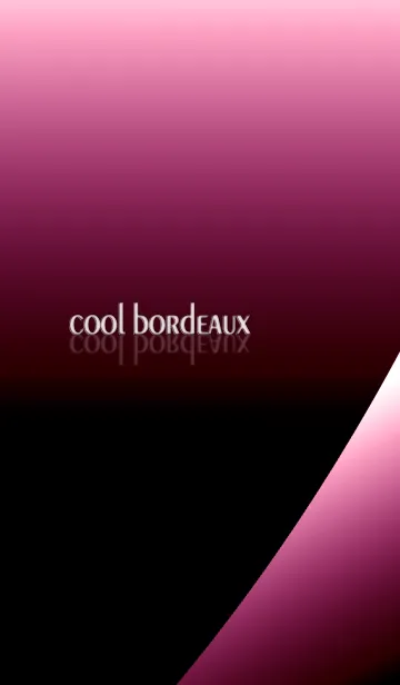 [LINE着せ替え] cool bordeauxの画像1