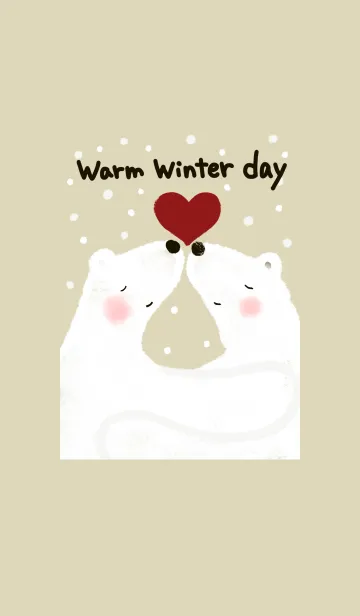 [LINE着せ替え] Warm winter dayの画像1