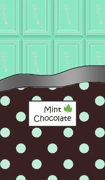 [LINE着せ替え] I love Chocolate！~Mint~の画像1