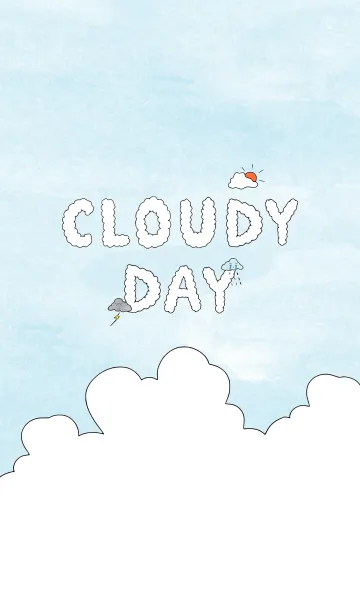 [LINE着せ替え] Cloudy dayの画像1