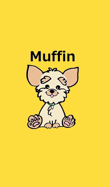 [LINE着せ替え] マフィン ～ヨークシャーテリアの女の子～の画像1