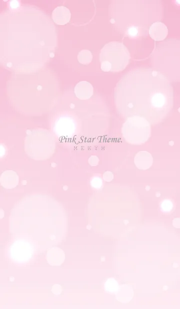 [LINE着せ替え] Pink Star Theme.の画像1