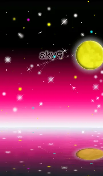 夜空9(幻想的な月夜2)の着せ替えメイン画像