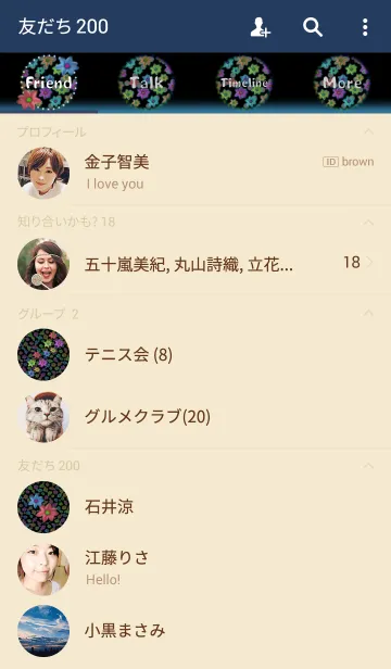 [LINE着せ替え] Flowers and polka dotsの画像2