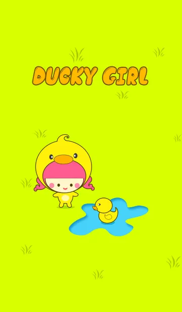 [LINE着せ替え] Ducky girlの画像1