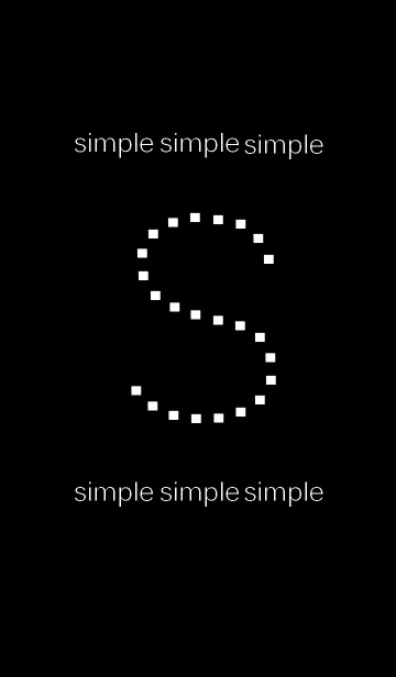 [LINE着せ替え] simple dot "S"の画像1