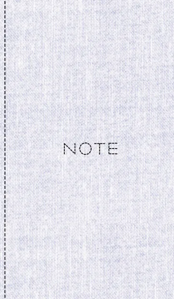 [LINE着せ替え] "Note" denim simple themeの画像1