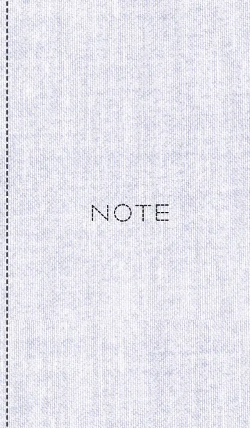 "Note" denim simple themeの着せ替えメイン画像