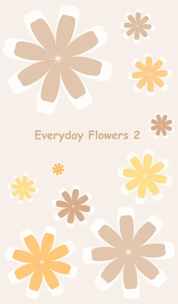 [LINE着せ替え] Everyday Flowers 2の画像1