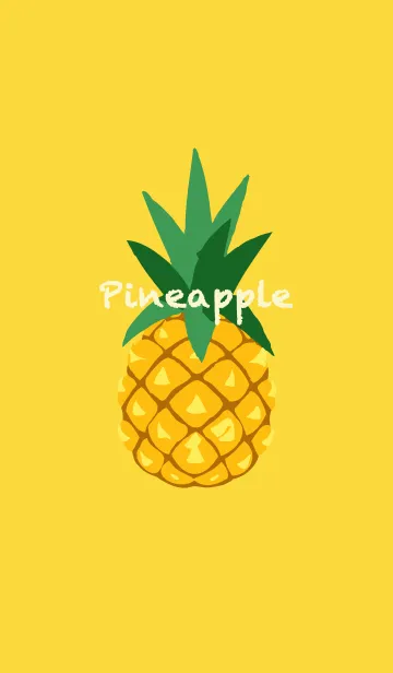 [LINE着せ替え] Simple パイナップルの画像1