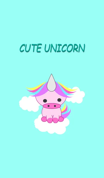 [LINE着せ替え] Cute Unicornの画像1