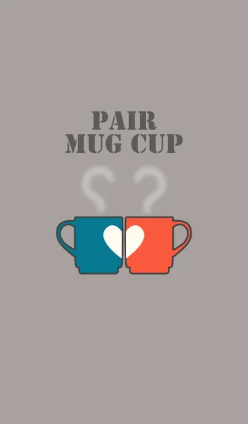 [LINE着せ替え] Pair Mug Cupの画像1