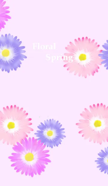 [LINE着せ替え] Floral Springの画像1