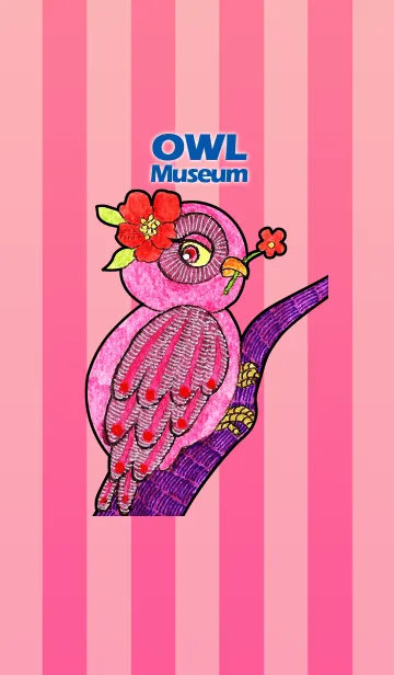 [LINE着せ替え] OWL Museum 26 - Charming Owlの画像1