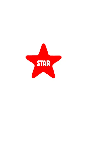 [LINE着せ替え] Simple red starの画像1