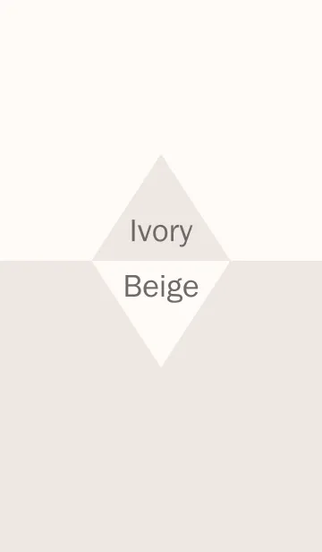 [LINE着せ替え] Ivory ＆ Beige Simple design 3の画像1