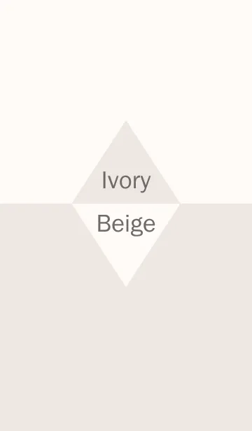 Ivory ＆ Beige Simple design 3の着せ替えメイン画像