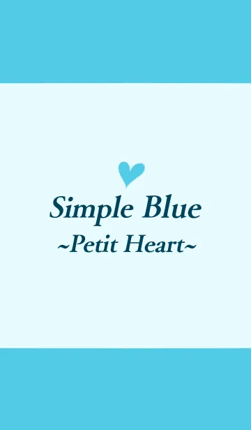 Simple Blue ~Petit Heart~の着せ替えメイン画像