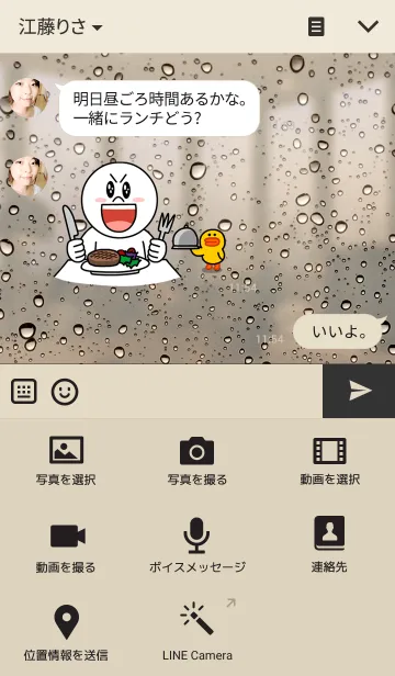 [LINE着せ替え] RAINY GLASSの画像4