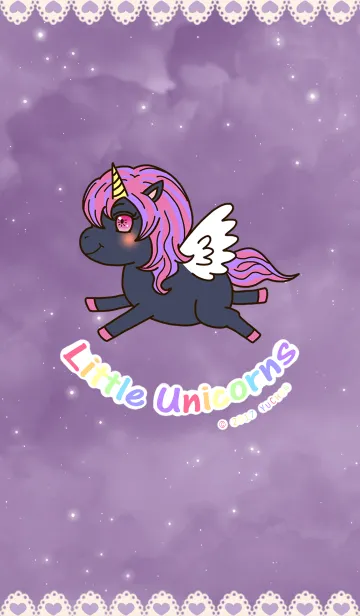 [LINE着せ替え] Little Unicorn 5の画像1