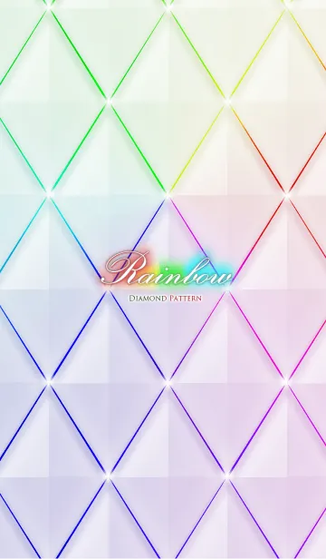[LINE着せ替え] Rainbow Diamond Patternの画像1