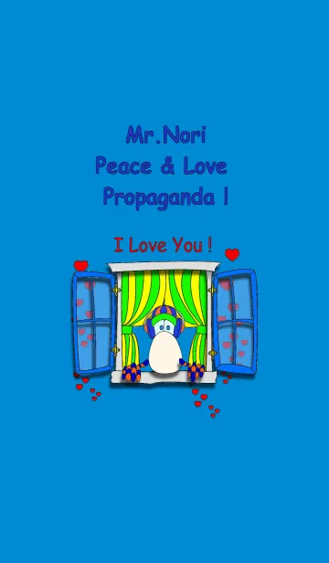 [LINE着せ替え] Mr. Nori Peace ＆ Love Propagandaの画像1