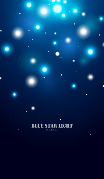 [LINE着せ替え] Blue Star Lightの画像1