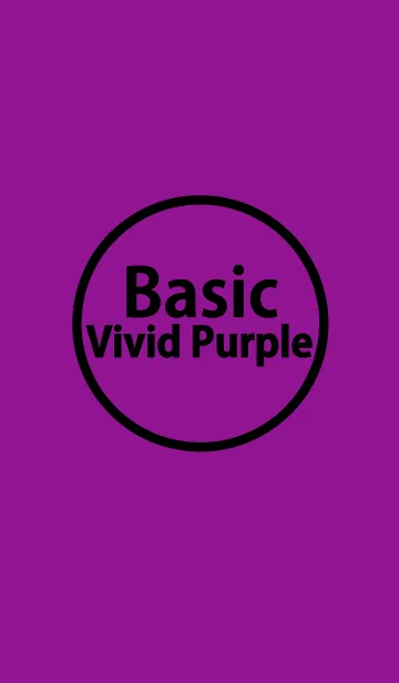 [LINE着せ替え] Basic Vivid Purpleの画像1