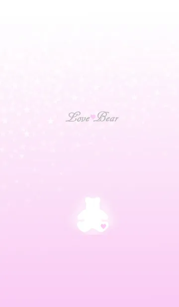 [LINE着せ替え] Starry LOVE Bear Themeの画像1