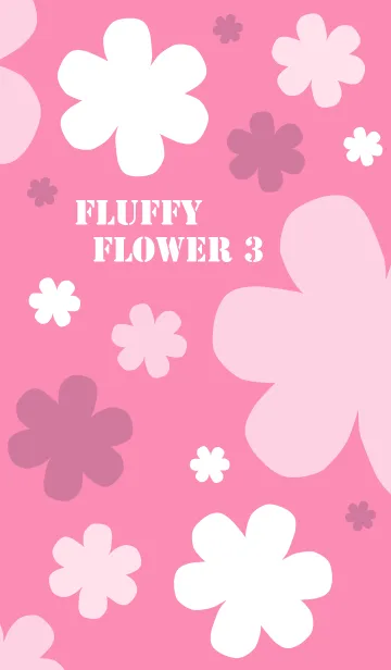 [LINE着せ替え] Fluffy flower 3の画像1