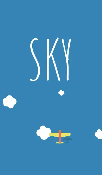 [LINE着せ替え] sky airplanesの画像1