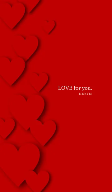 [LINE着せ替え] LOVE for you.の画像1