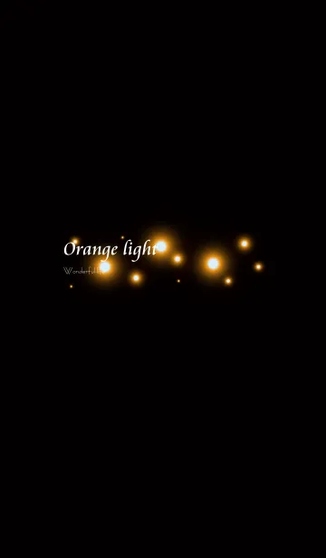 [LINE着せ替え] Orange light.の画像1