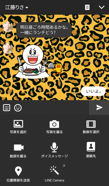 [LINE着せ替え] Leopard rockの画像4