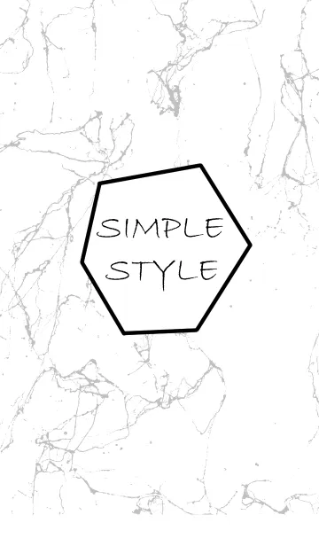 [LINE着せ替え] 大理石×シンプルスタイルの画像1