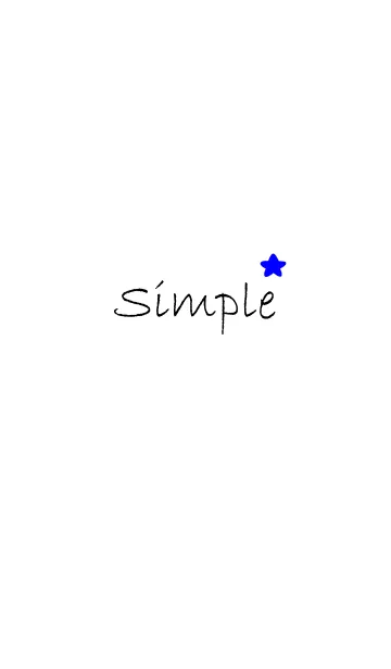 [LINE着せ替え] シンプル+★の画像1