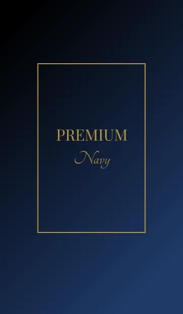 [LINE着せ替え] PREMIUM Navyの画像1