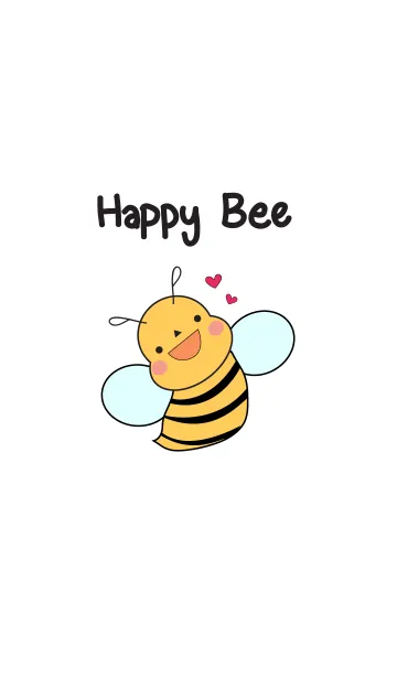 [LINE着せ替え] Happy Beeの画像1