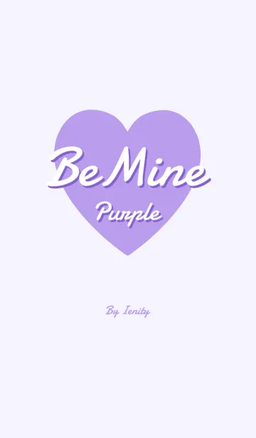 [LINE着せ替え] Be Mine Heart - Purple -の画像1