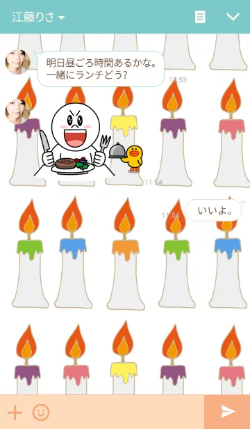 [LINE着せ替え] candle themeの画像3