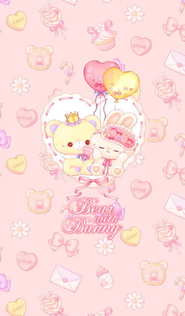 Bear ＆ BunnyのLINE着せ替え