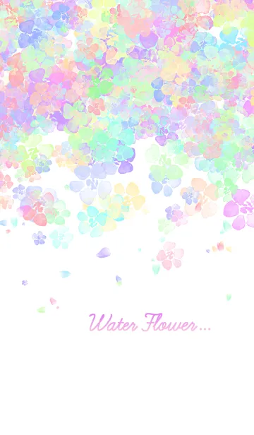 [LINE着せ替え] Water Flower...の画像1