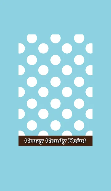 [LINE着せ替え] Crazy Candy Point-Blueの画像1